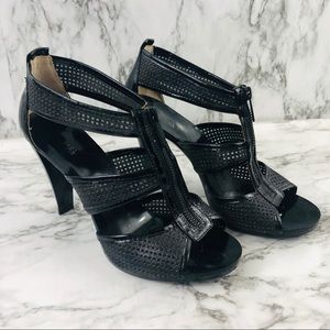 Michael Kors zipper Glitter heels